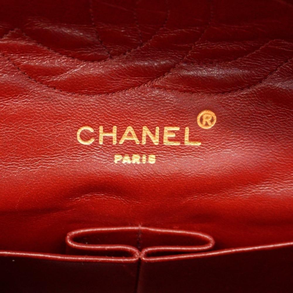 Black Fabric Chanel Flap Bag