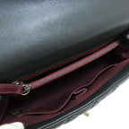 Black Fabric Chanel Shoulder Bag