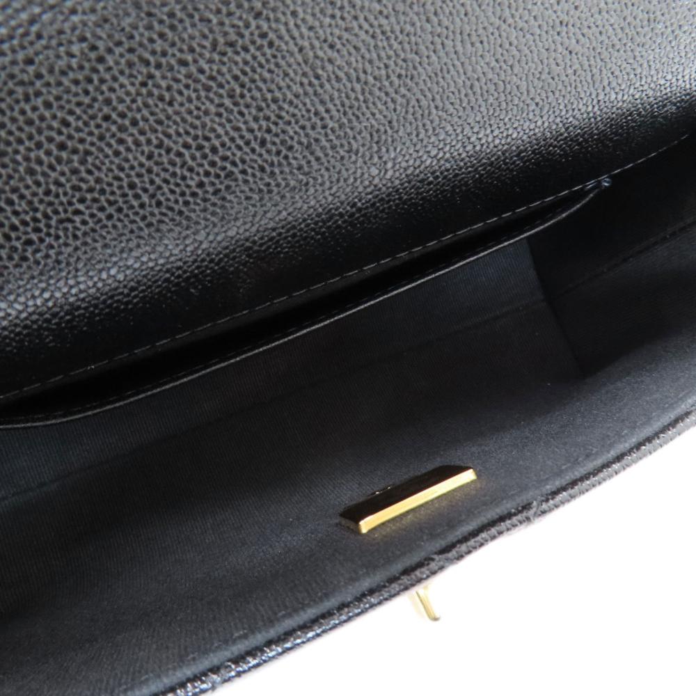 Black Fabric Chanel Shoulder Bag