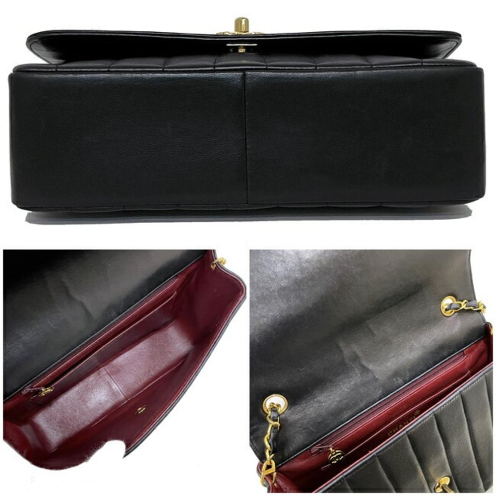 Black Fabric Chanel Flap Bag