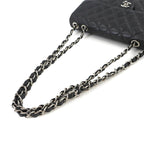 Black Fabric Chanel Shoulder Bag