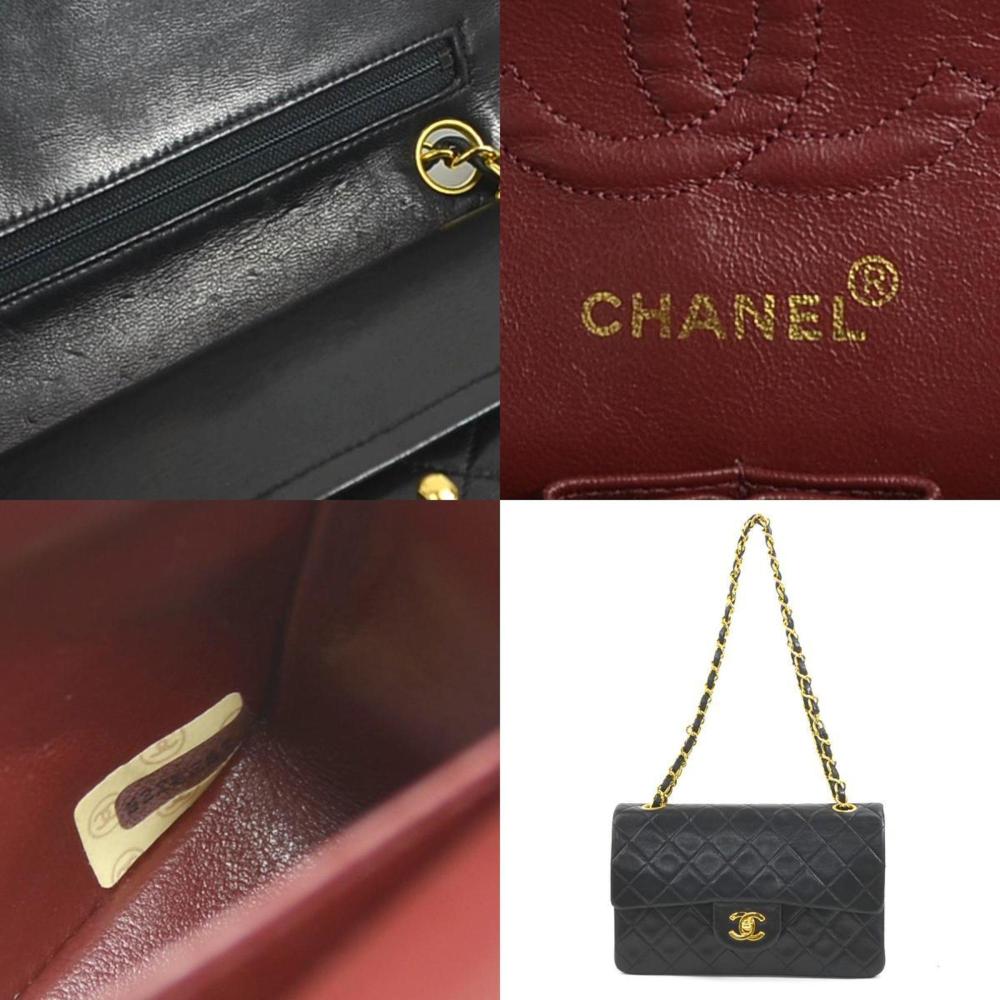 Black Fabric Chanel Flap Bag