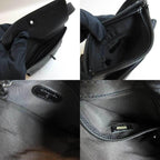 Black Fabric Chanel Belt Bag