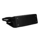 Black Fabric Chanel Shoulder Bag