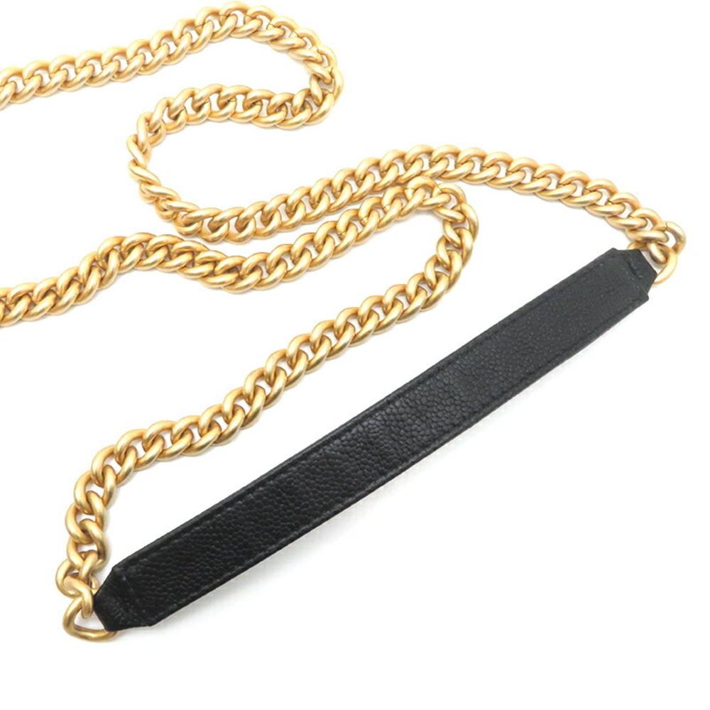Black Fabric Chanel Shoulder Bag