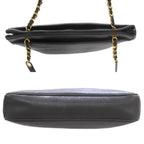 Black Fabric Chanel Bucket Bag