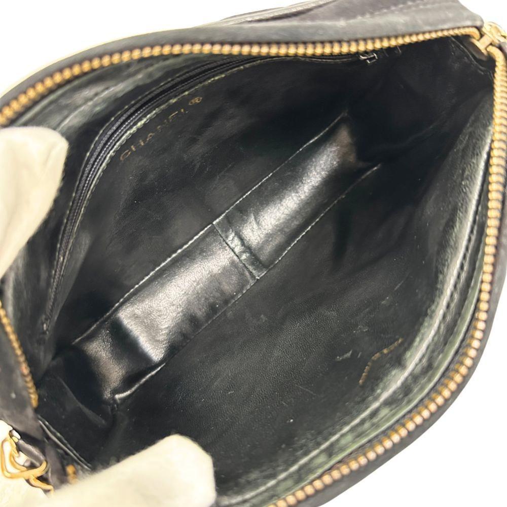 Black Fabric Chanel Travel Bag