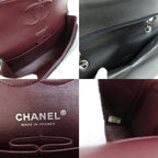 Black Fabric Chanel Shoulder Bag