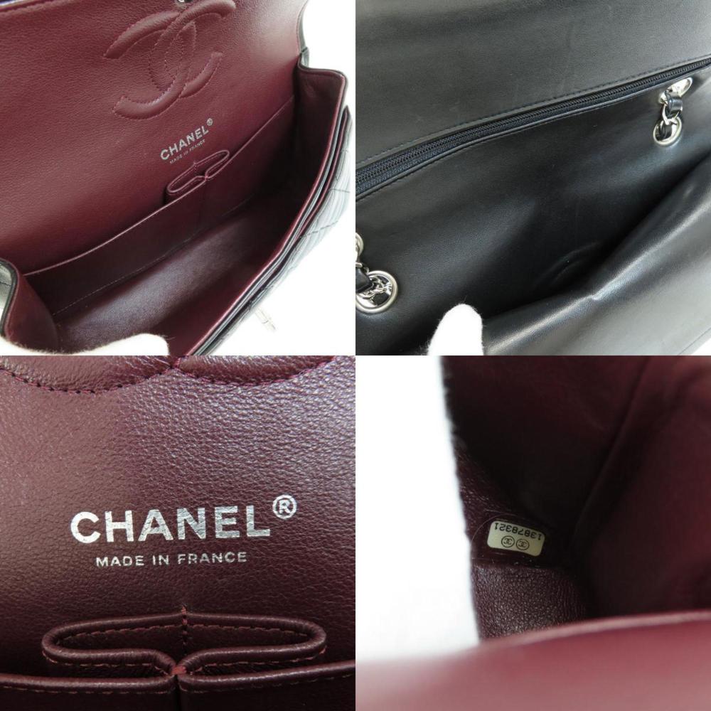 Black Fabric Chanel Shoulder Bag