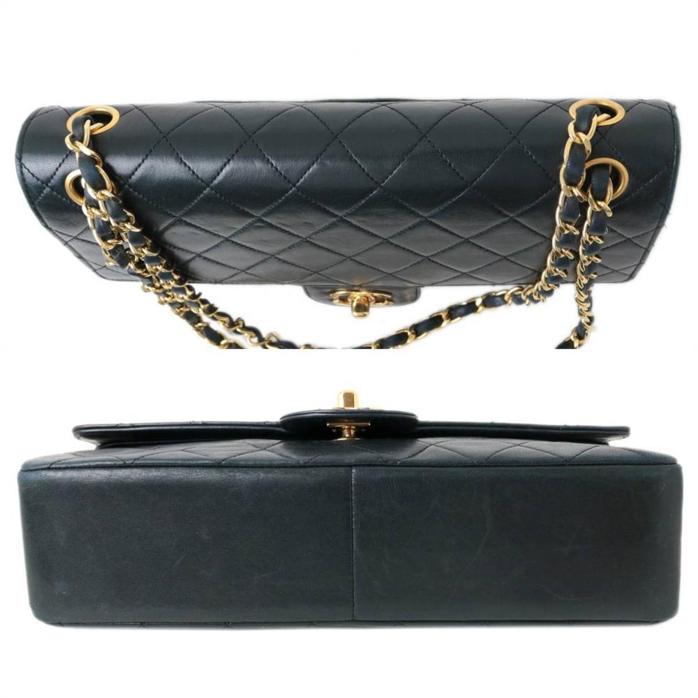 Black Fabric Chanel Flap Bag