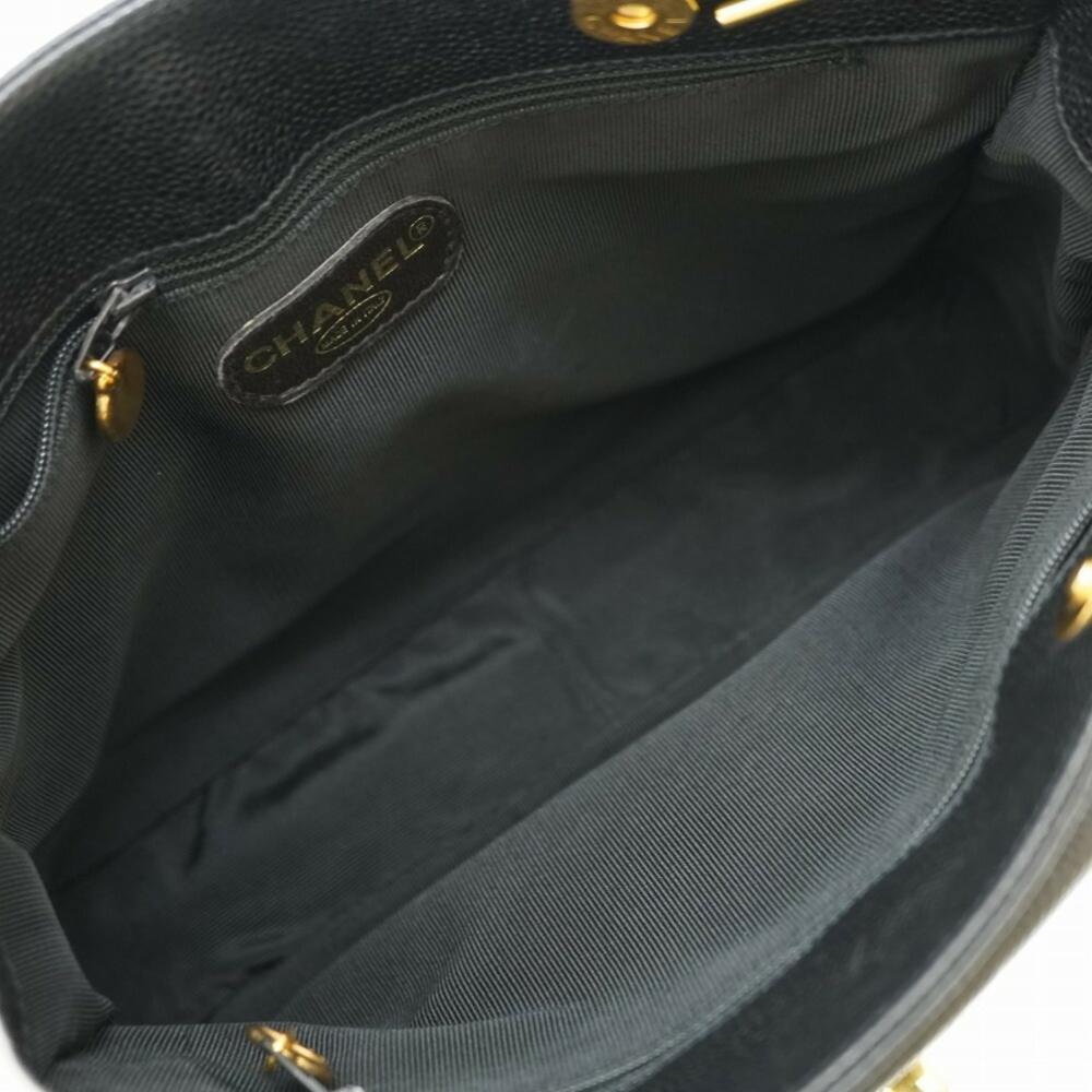 Black Fabric Chanel Shoulder Bag