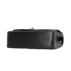 Black Fabric Chanel Shoulder Bag