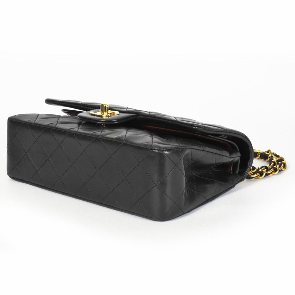 Black Fabric Chanel Flap Bag