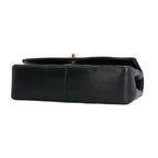 Black Fabric Chanel Shoulder Bag