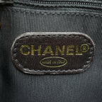 Black Fabric Chanel Shoulder Bag