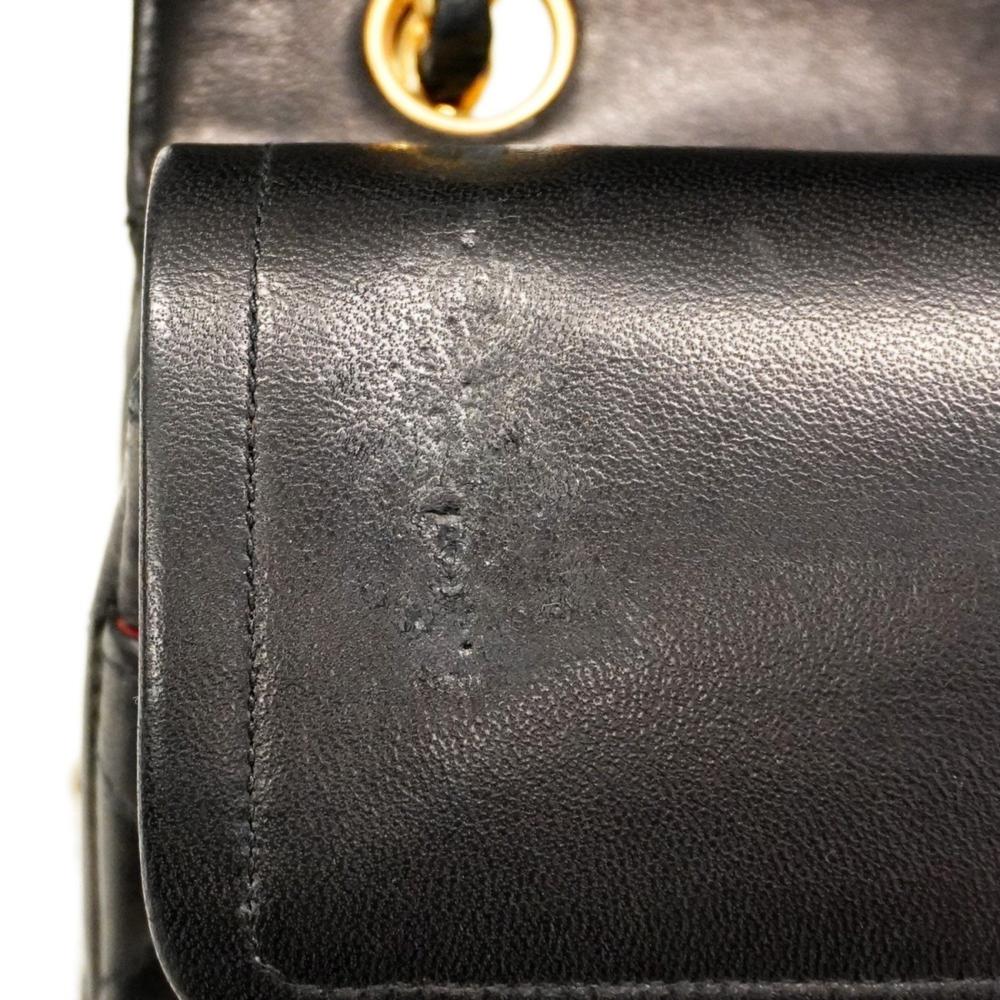 Black Fabric Chanel Flap Bag