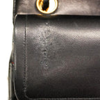 Black Fabric Chanel Flap Bag