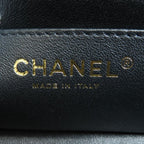 Black Fabric Chanel Shoulder Bag