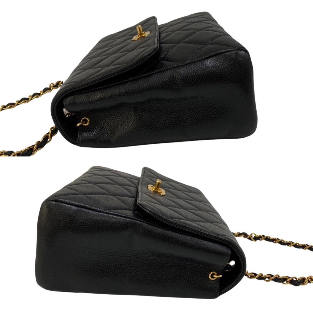Black Fabric Chanel Shoulder Bag