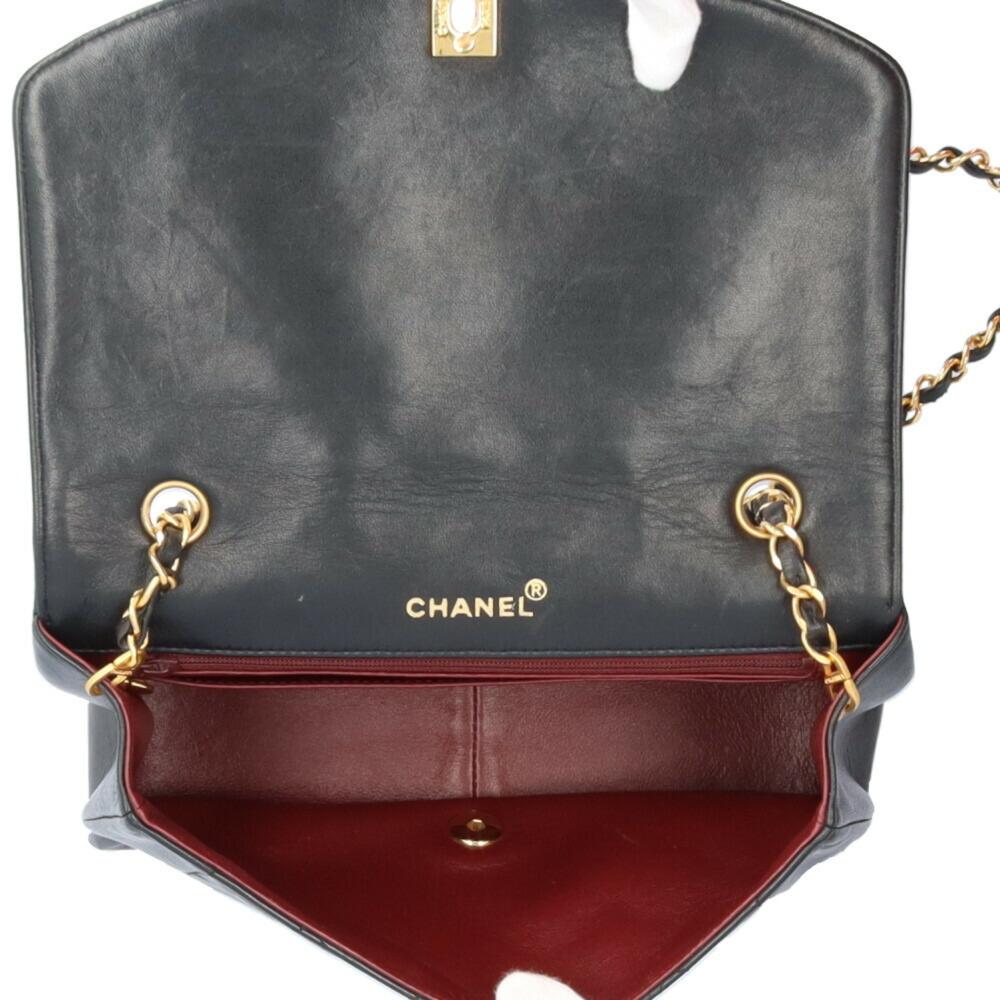 Black Fabric Chanel Shoulder Bag