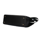 Black Fabric Chanel Shoulder Bag