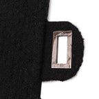 Black Fabric Chanel Flap Bag
