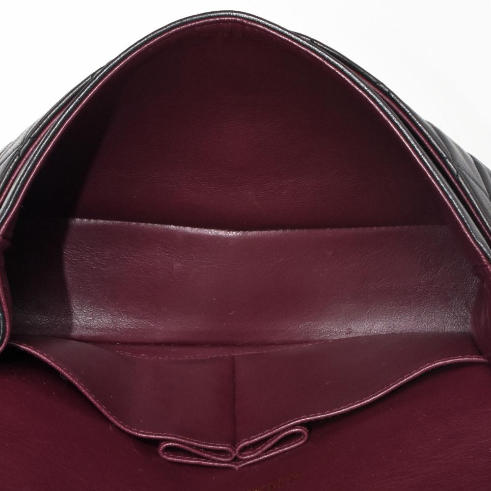 Black Fabric Chanel Flap Bag