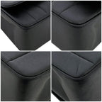 Black Fabric Chanel Flap Bag