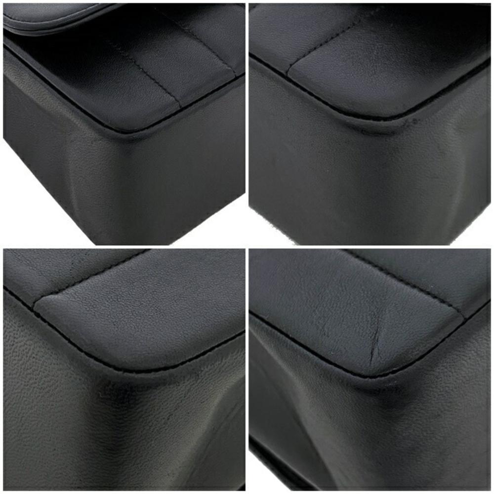 Black Fabric Chanel Flap Bag