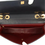 Black Fabric Chanel Shoulder Bag