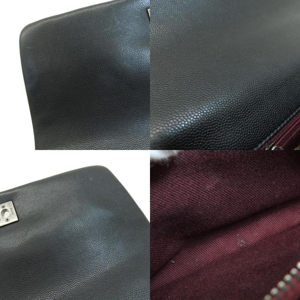 Black Fabric Chanel Shoulder Bag