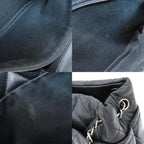 Black Fabric Chanel Tote