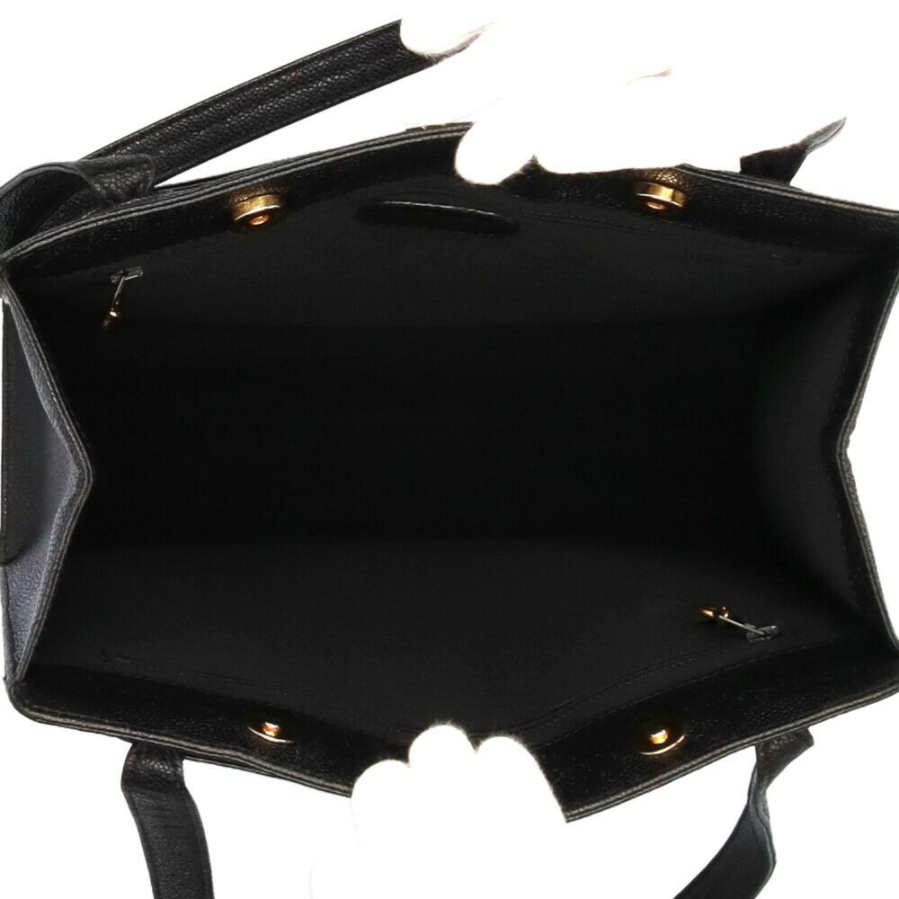 Black Fabric Chanel Shoulder Bag