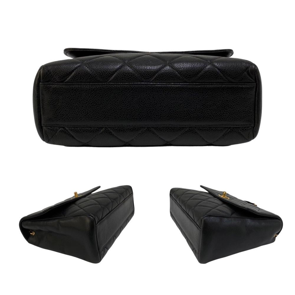 Black Fabric Chanel Shoulder Bag