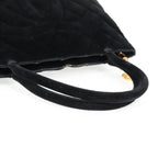 Black Fabric Chanel Tote