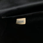 Black Fabric Chanel Flap Bag