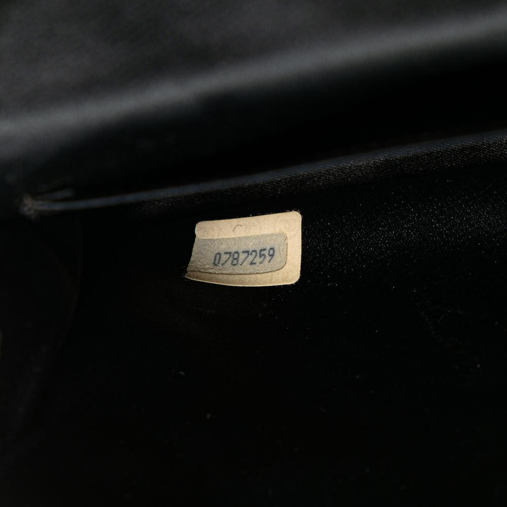 Black Fabric Chanel Flap Bag