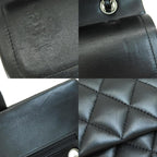 Black Fabric Chanel Shoulder Bag
