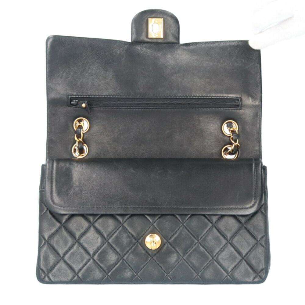 Black Fabric Chanel Flap Bag