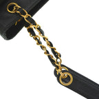Black Fabric Chanel Shoulder Bag