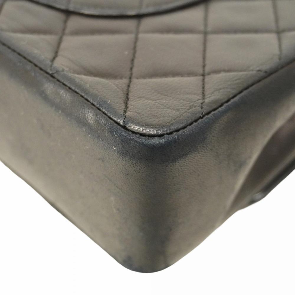 Black Fabric Chanel Flap Bag