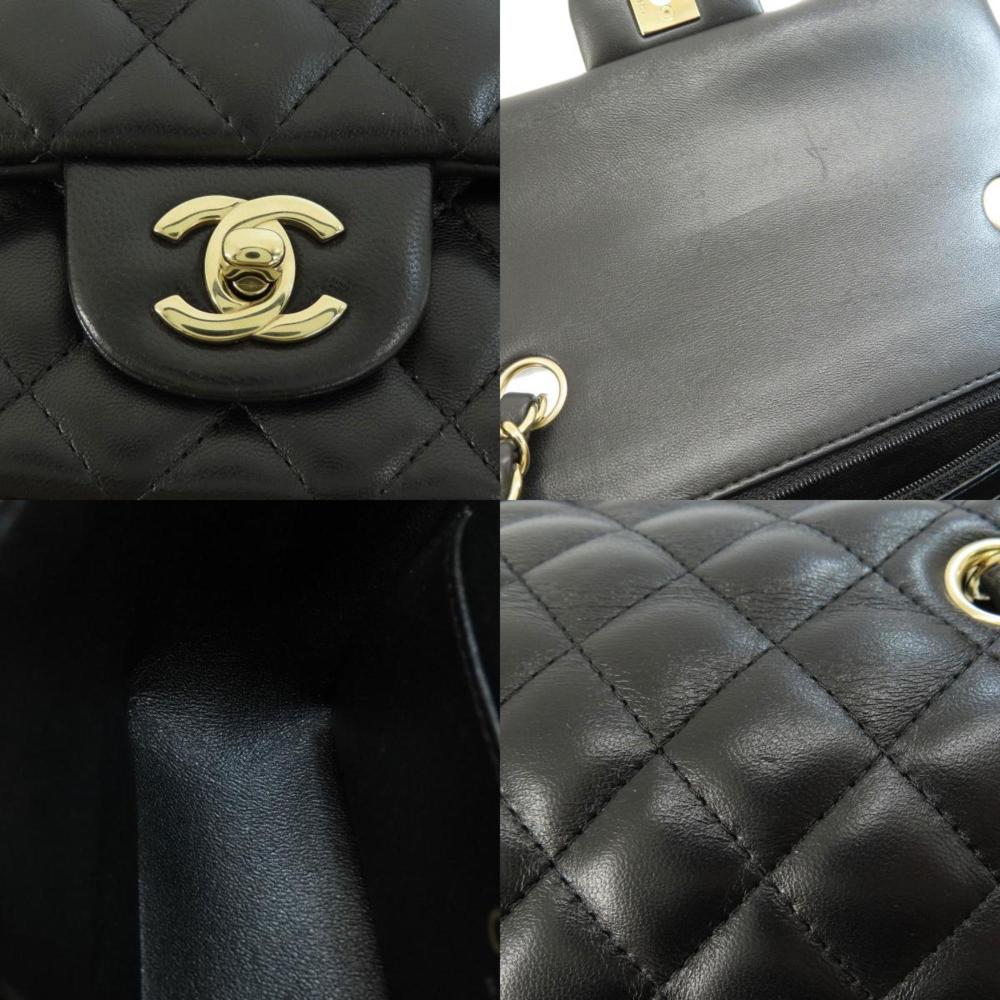 Black Fabric Chanel Shoulder Bag
