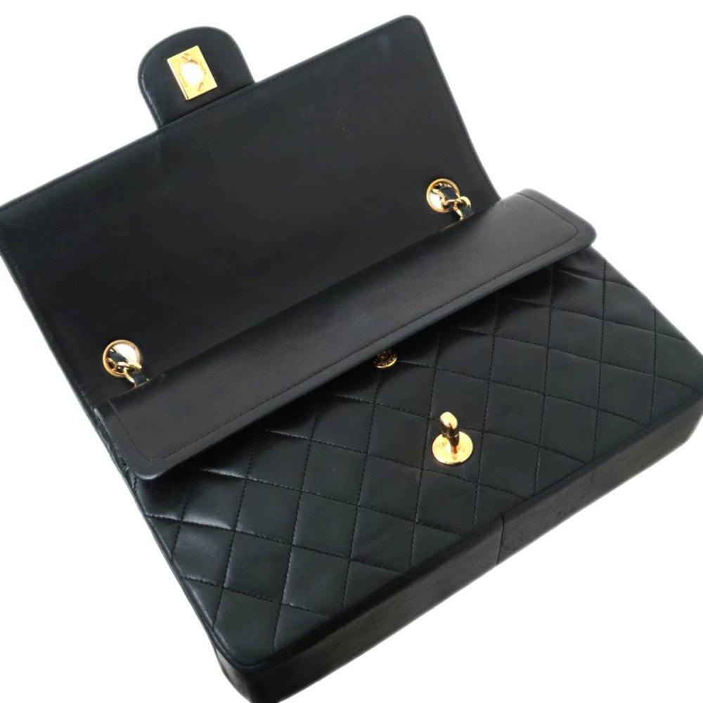 Black Fabric Chanel Flap Bag