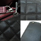 Black Fabric Chanel Shoulder Bag