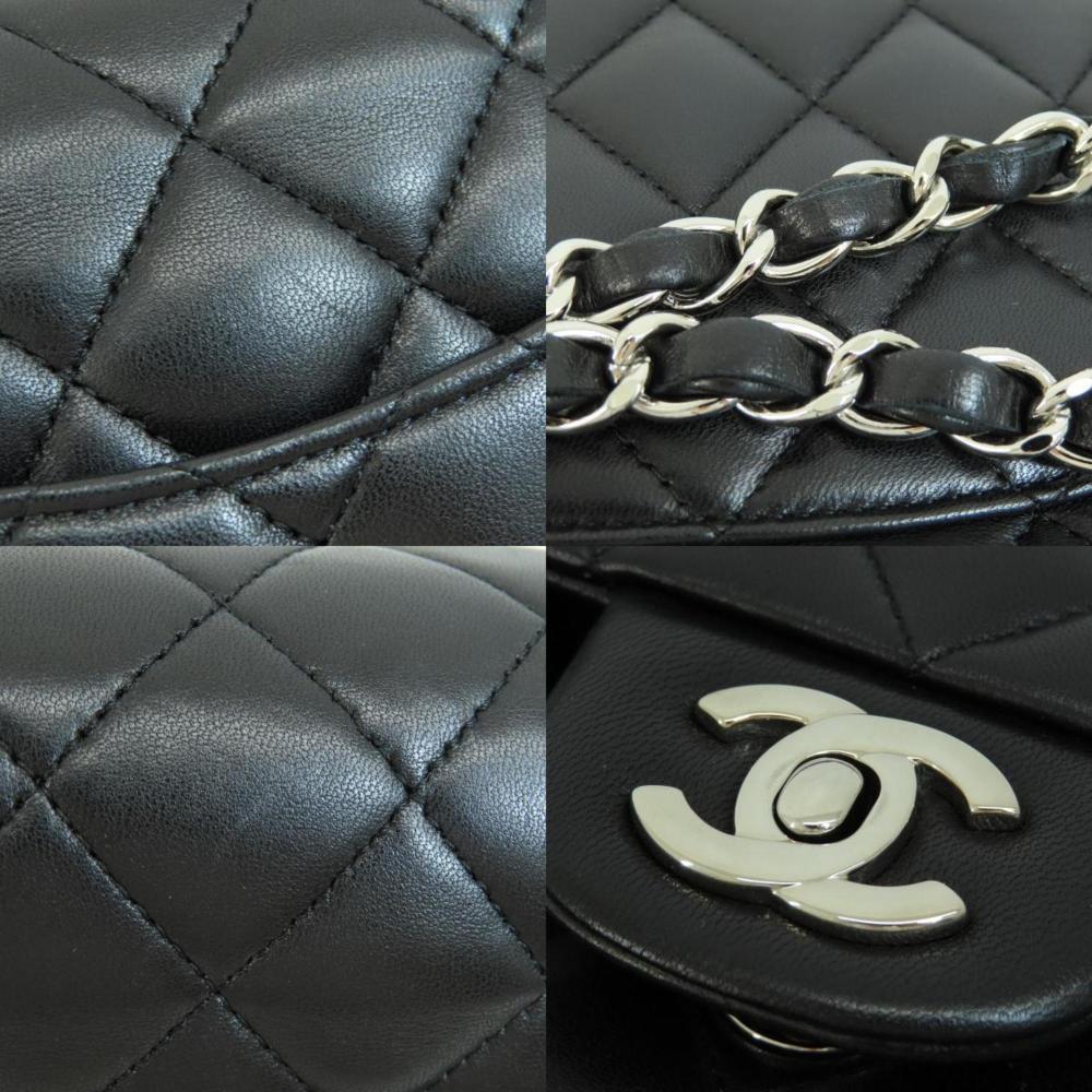 Black Fabric Chanel Shoulder Bag
