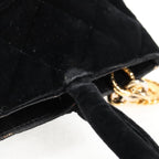 Black Fabric Chanel Tote