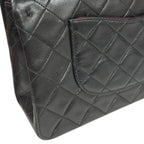 Black Fabric Chanel Flap Bag