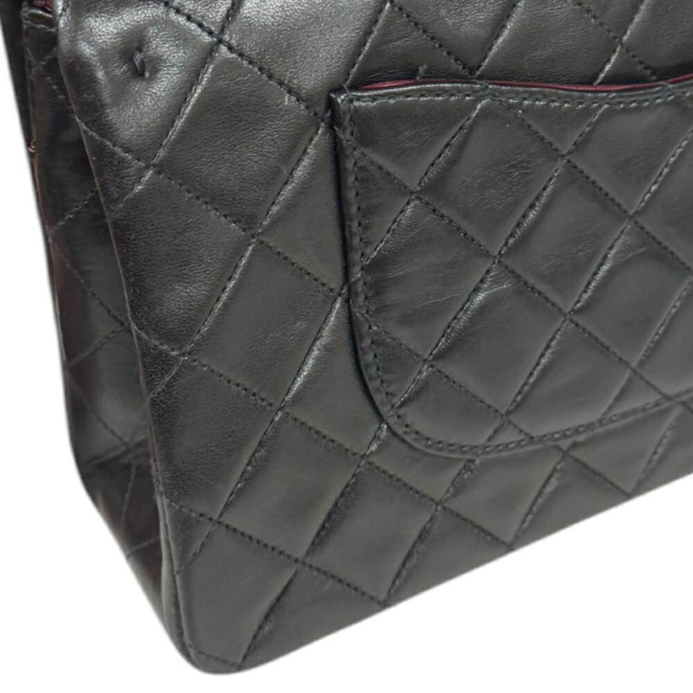 Black Fabric Chanel Flap Bag