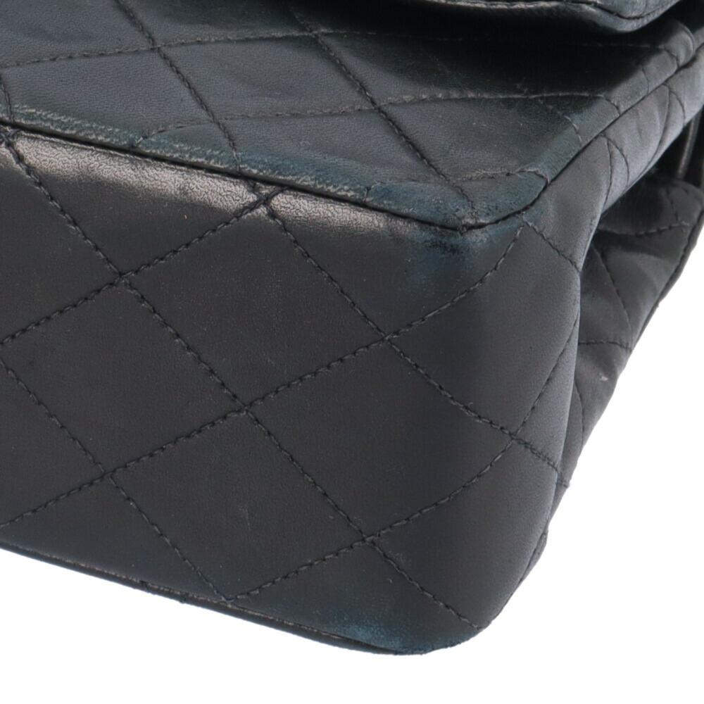 Black Fabric Chanel Flap Bag