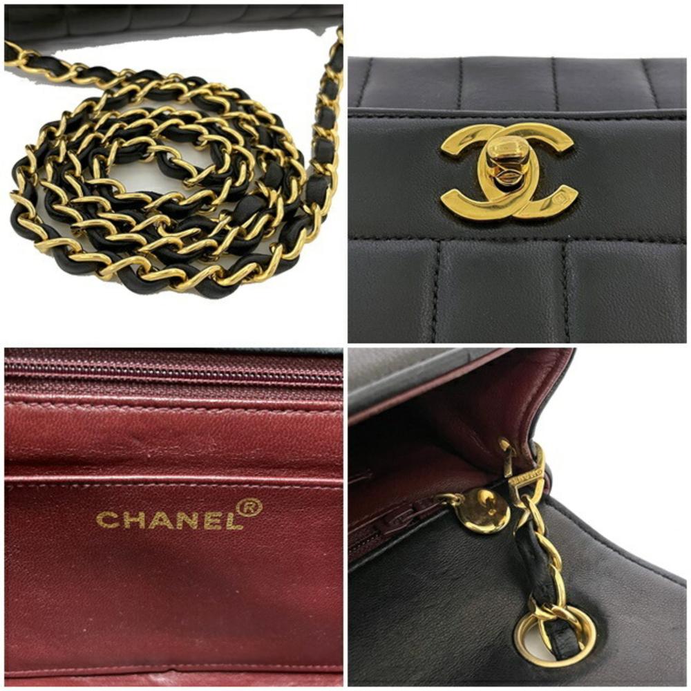 Black Fabric Chanel Flap Bag